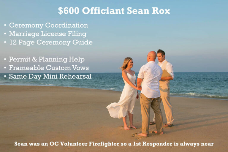 Ocean City Wedding Officiant Sean Rox
