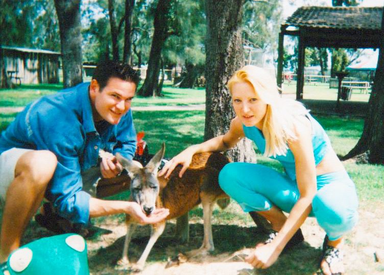 Sean and Cassandra Rox Australia Kangaroo