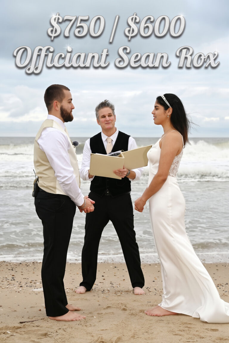 Bethany Beach Wedding Officiant Sean Rox