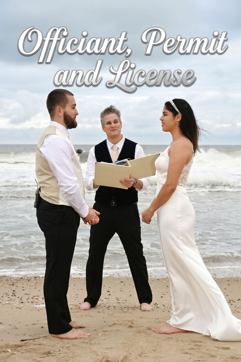 Officiant Sean Rox Permit and License