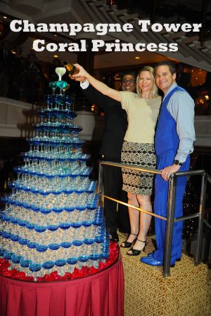 Champagne Fountain Coral Princess Sean & Cassandra Rox